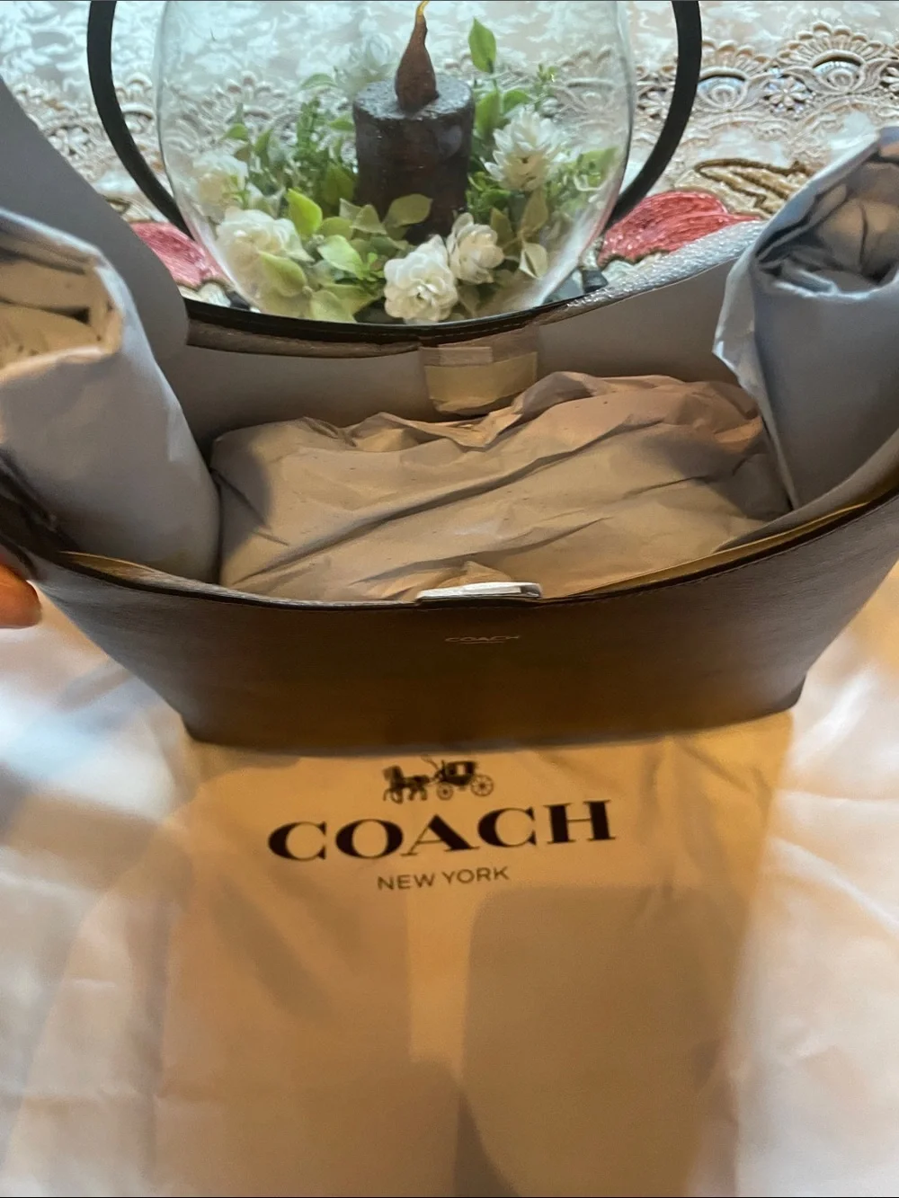 Coach Brown Smooth Leather Shoulder Hobo